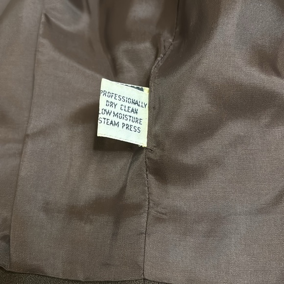 Women’s dark brown Limited button up vest 100% wool size large - Picture 8 of 8